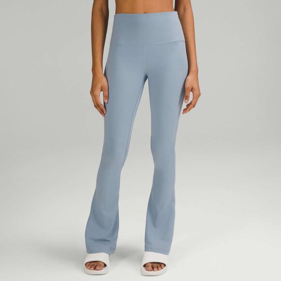 lululemon Chambray Align High-Rise Mini-Flared Pant 32" size 4 - Picture 1 of 14